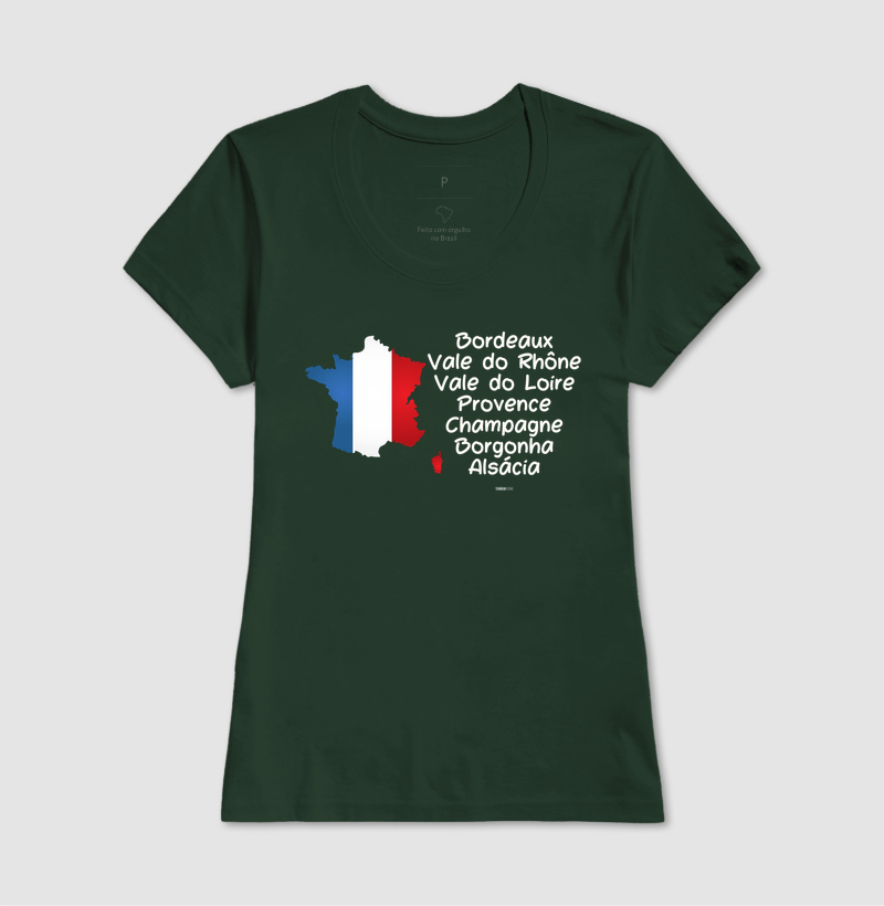 Camiseta Vinho - Regiões da França - Imagem 13