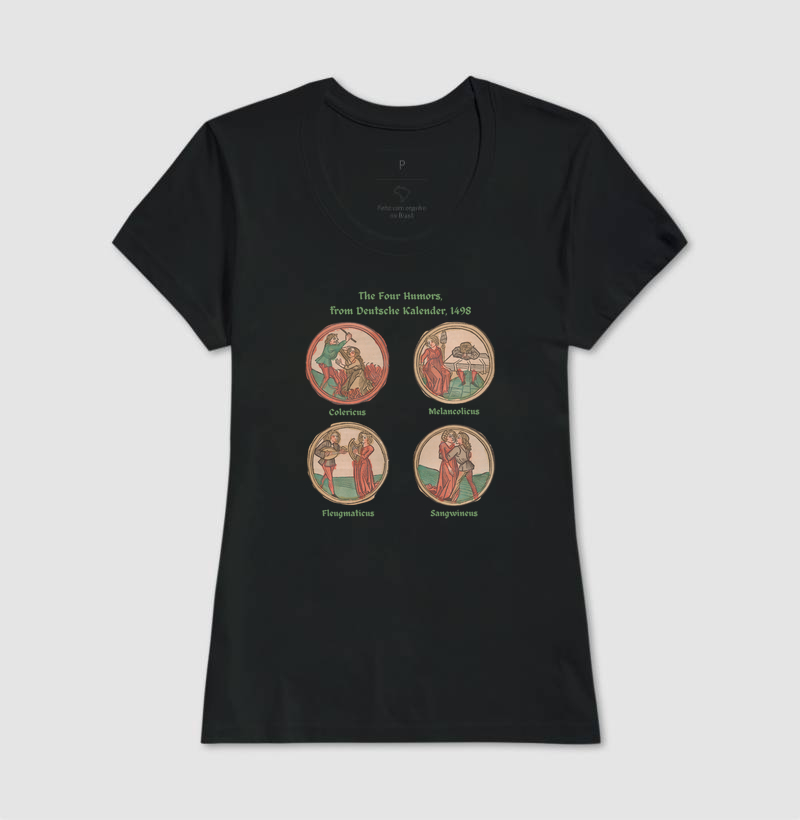 Camiseta A Ciência dos Humores: Medicina Medieval - Imagem 4