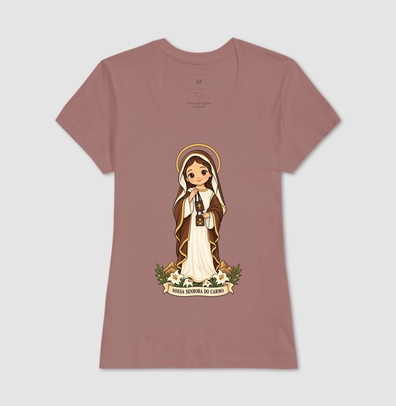 Nossa Senhora do Carmo estilo chibi - Imagem 15