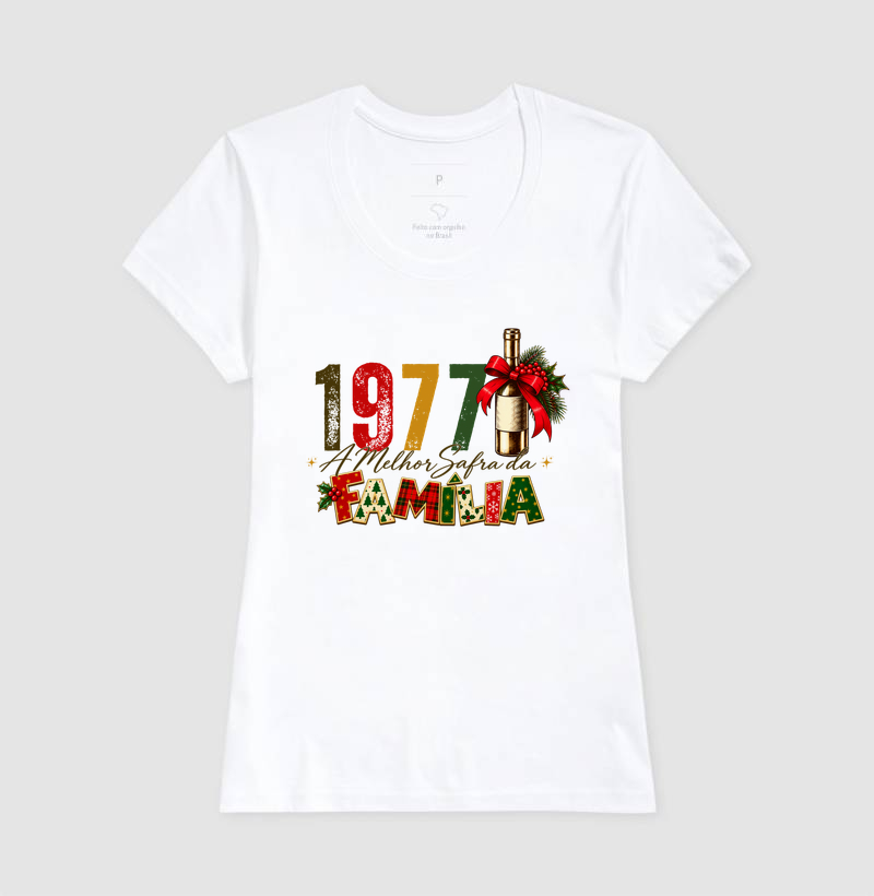 Camiseta Algodão Peruano A Melhor Safra da Família 1977 - Imagem 3