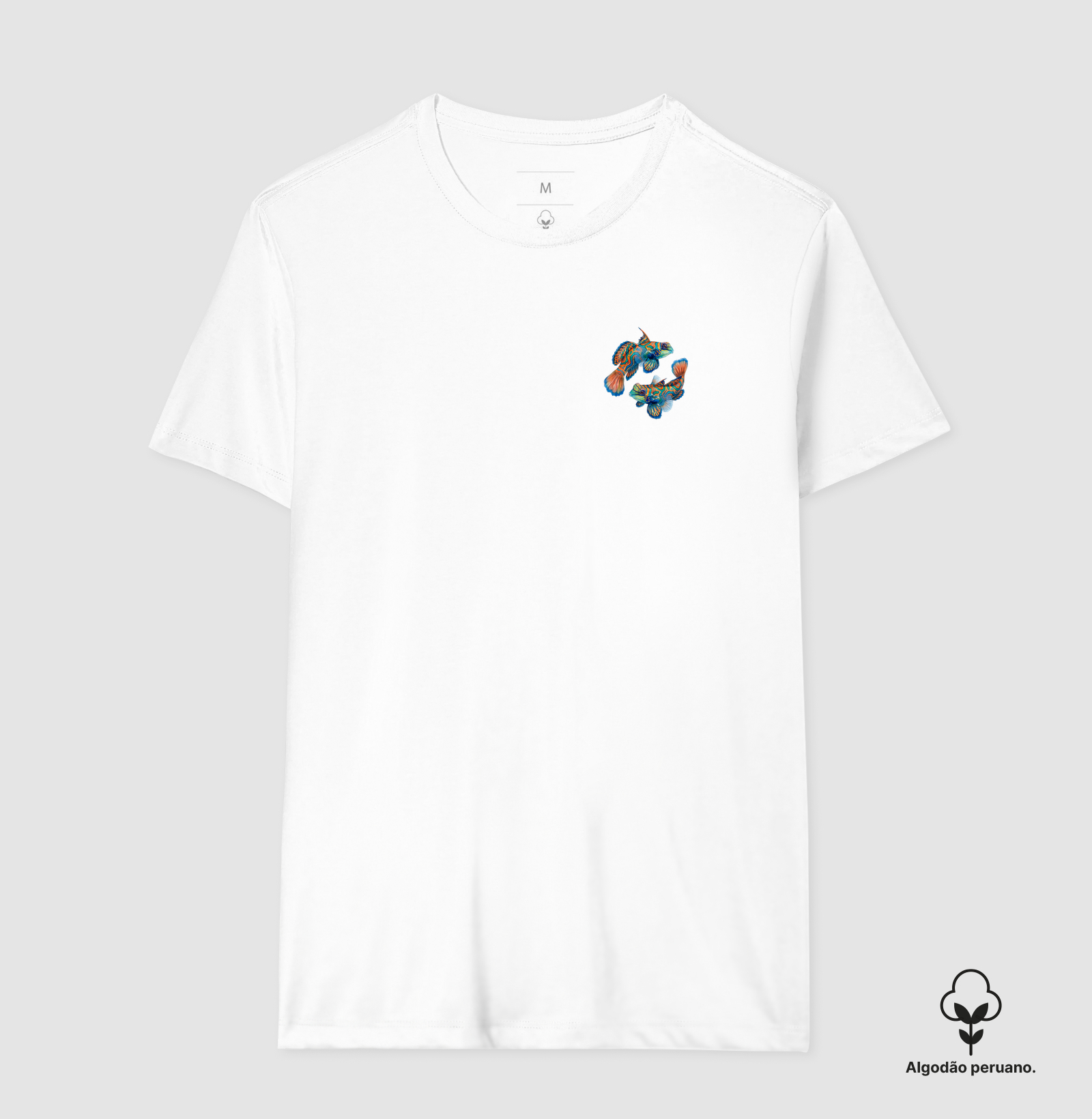 Peixes - Mini - Mandarim Real - Algodão Peruano - Imagem 6