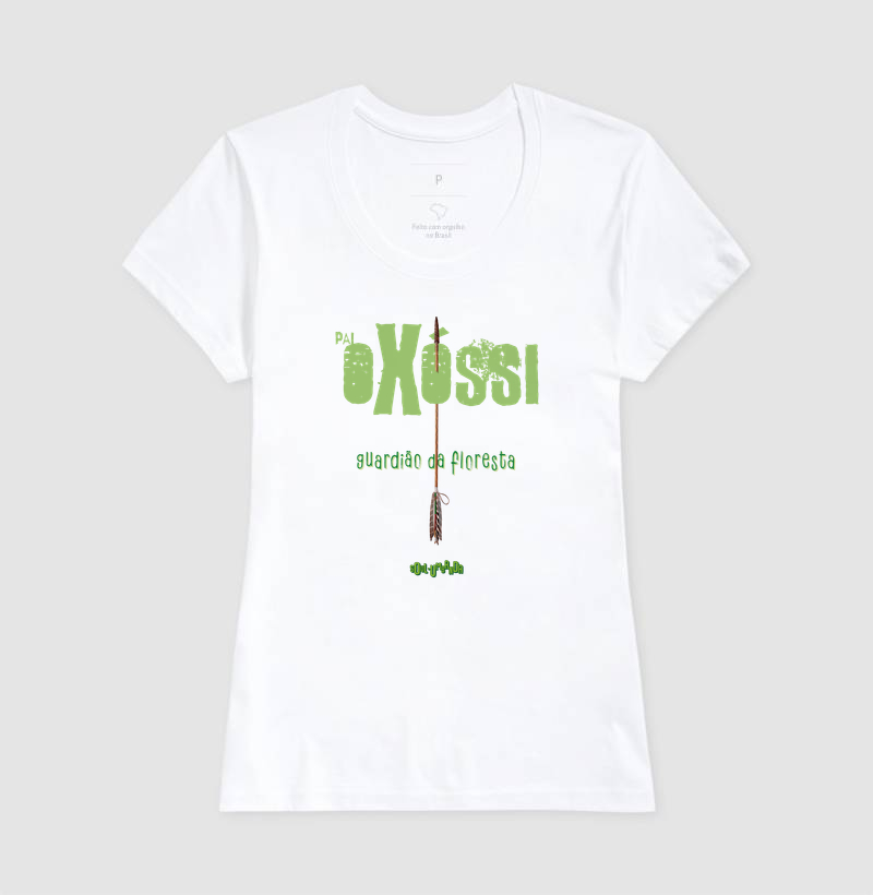 camiseta OXÓSSI guardião da floresta feminina - Imagem 2