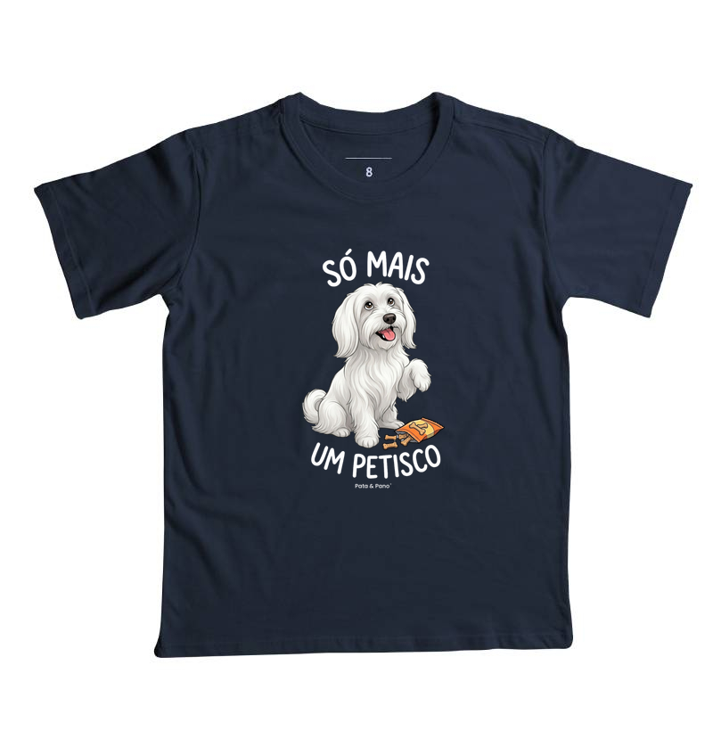 CAMISETA INFANTIL MALTÊS PETISCO - Imagem 4
