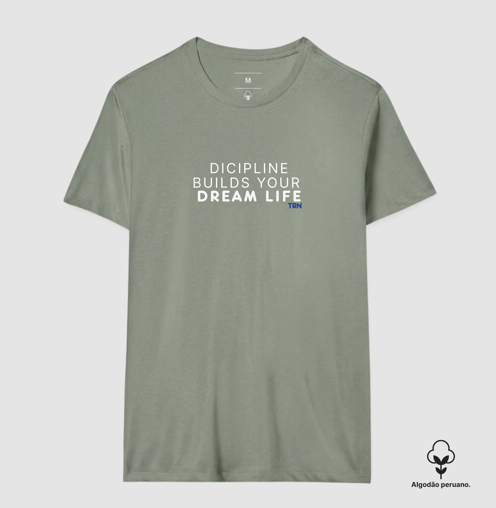 Camiseta DISCIPLINE BUILDS YOUR DREAM LIFE | Algodão Peruano Premium | TRENO - Imagem 7