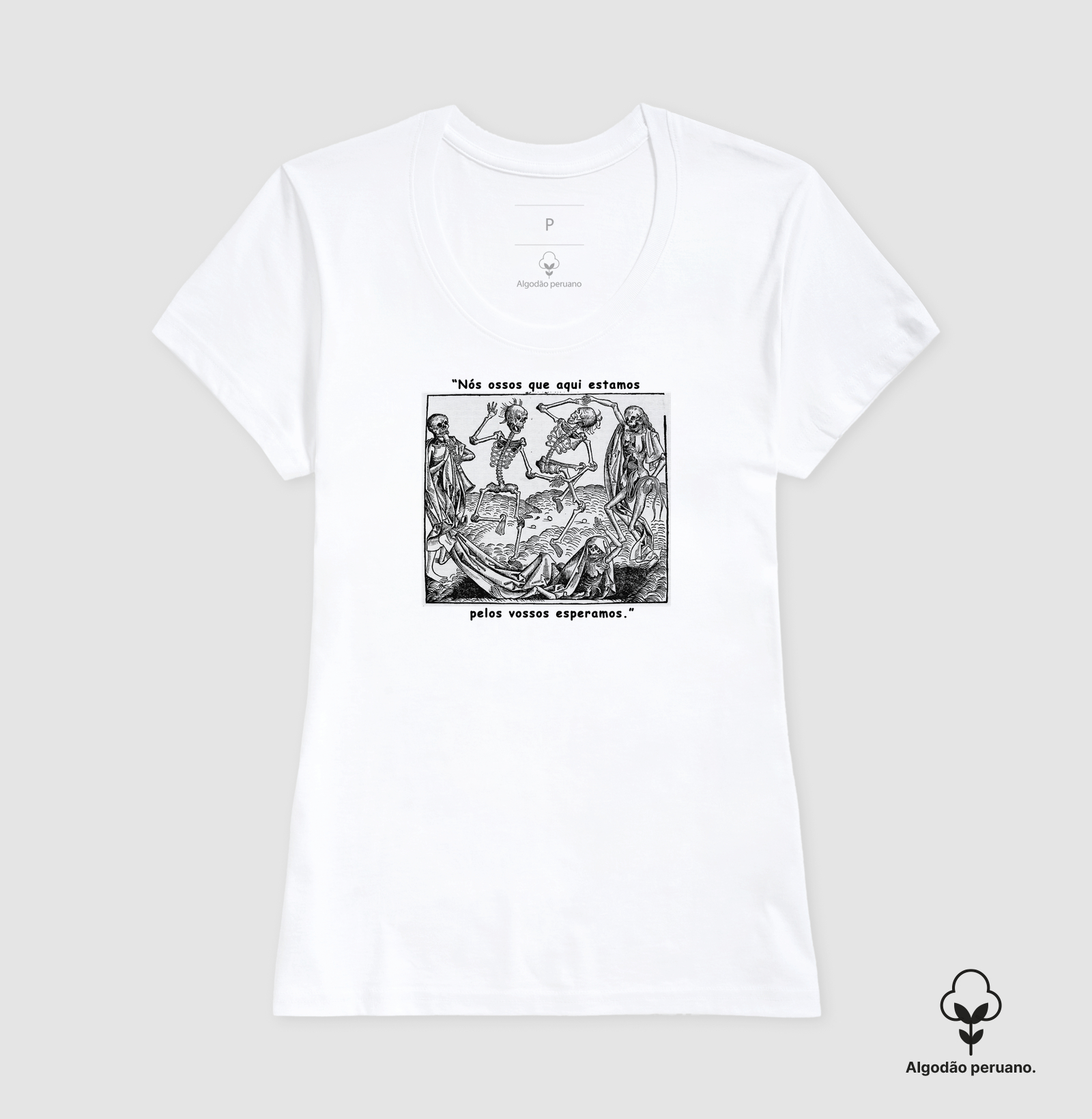 Camiseta Algodão Peruano Memento Mori II - Imagem 6