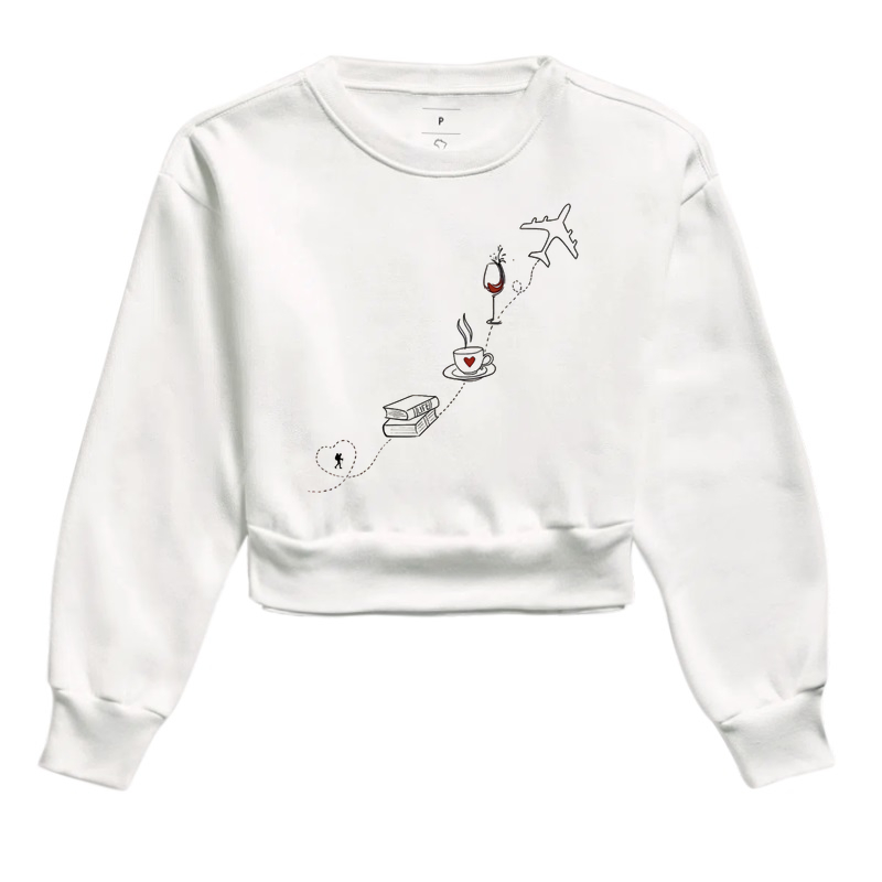 Camiseta Livro Cafe Vinho Aviao | Rota da Vida Viajante | Colecao Viciados em Viagem - Imagem 3