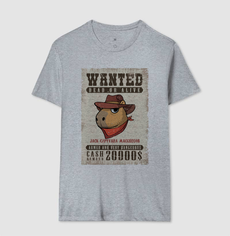 Camiseta Wanted Capivara - Imagem 8