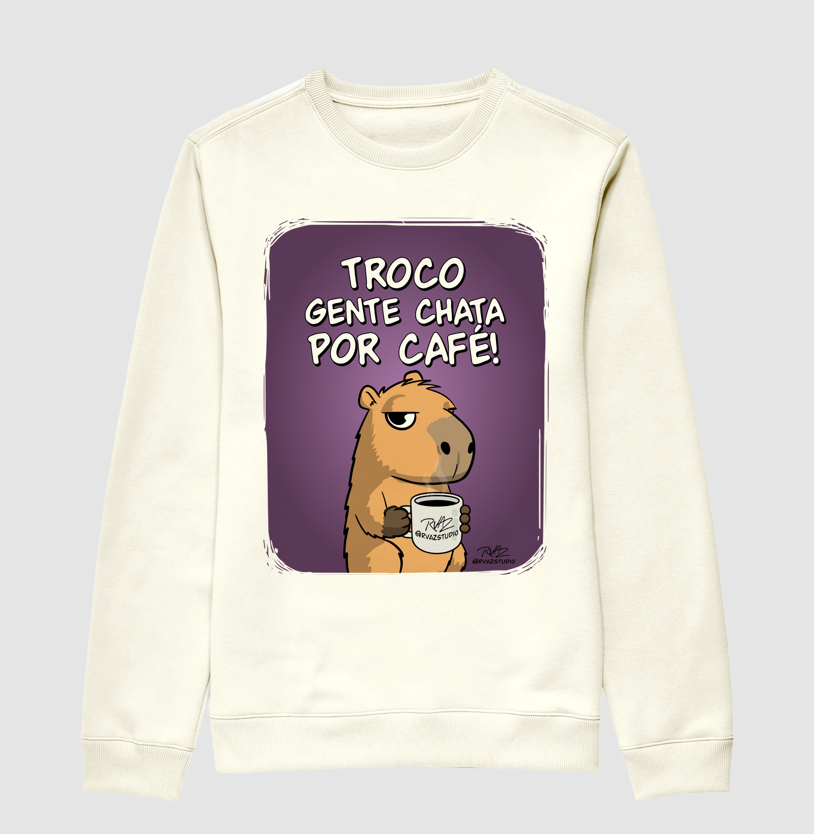 Camiseta Capivara Troco por Café - Imagem 2