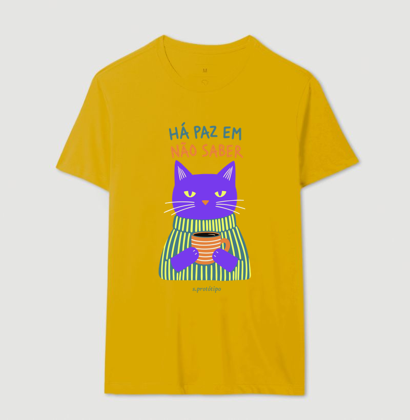 Camiseta Há Paz em Não Saber - Imagem 12