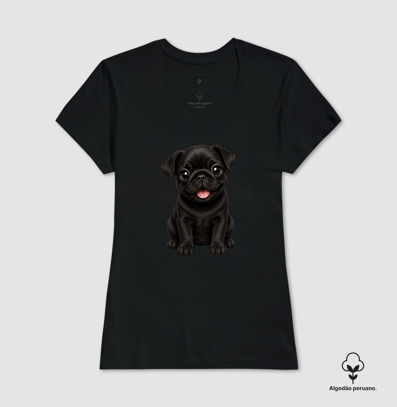 Pug Preto - Desenho Animado - Imagem 4