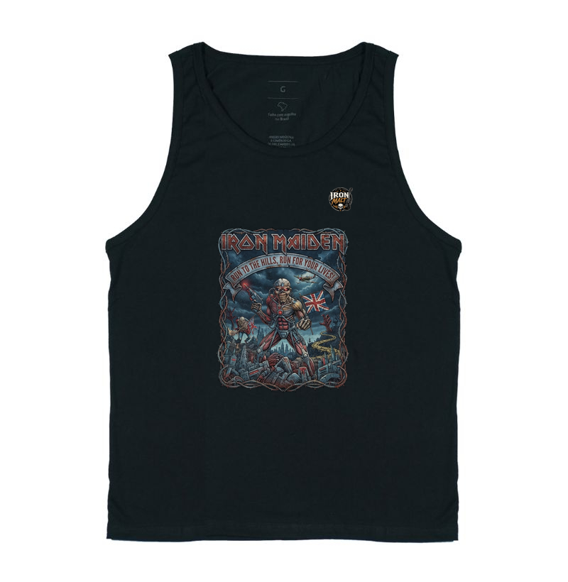 Camiseta Iron Maiden “Run to the Hills” - Imagem 3