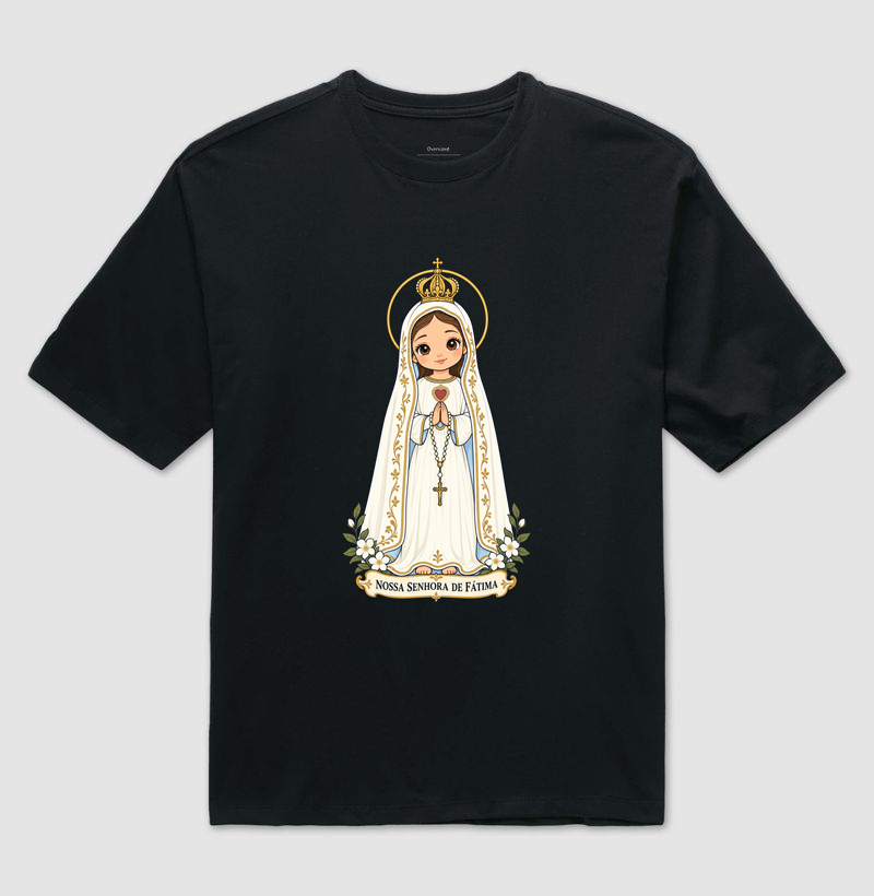 Nossa senhora e Fátima estilo chibi - Imagem 2