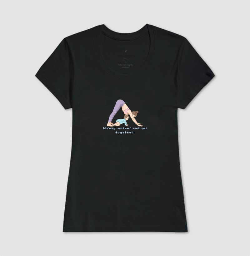 Strong Mother and Son Together - TRENO | Camiseta 100% Algodão - Imagem 3