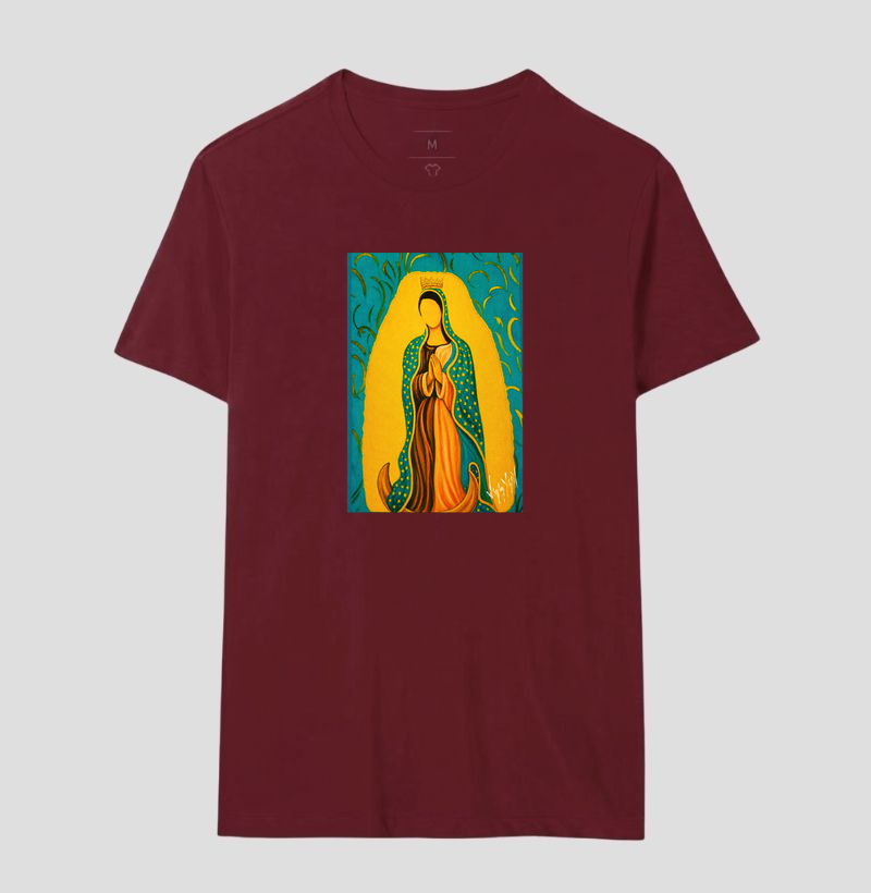 Camiseta Nossa Senhora de Guadalupe Arte Sacra - Imagem 16