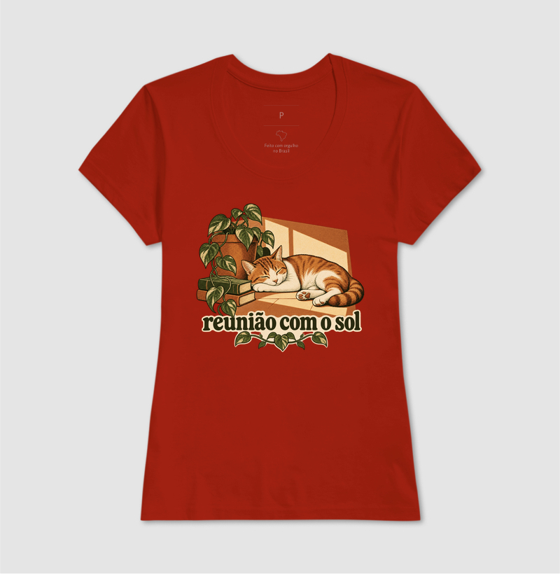 Camiseta Gato Sol "reunião com o sol" | Pelo & Pano - Imagem 11
