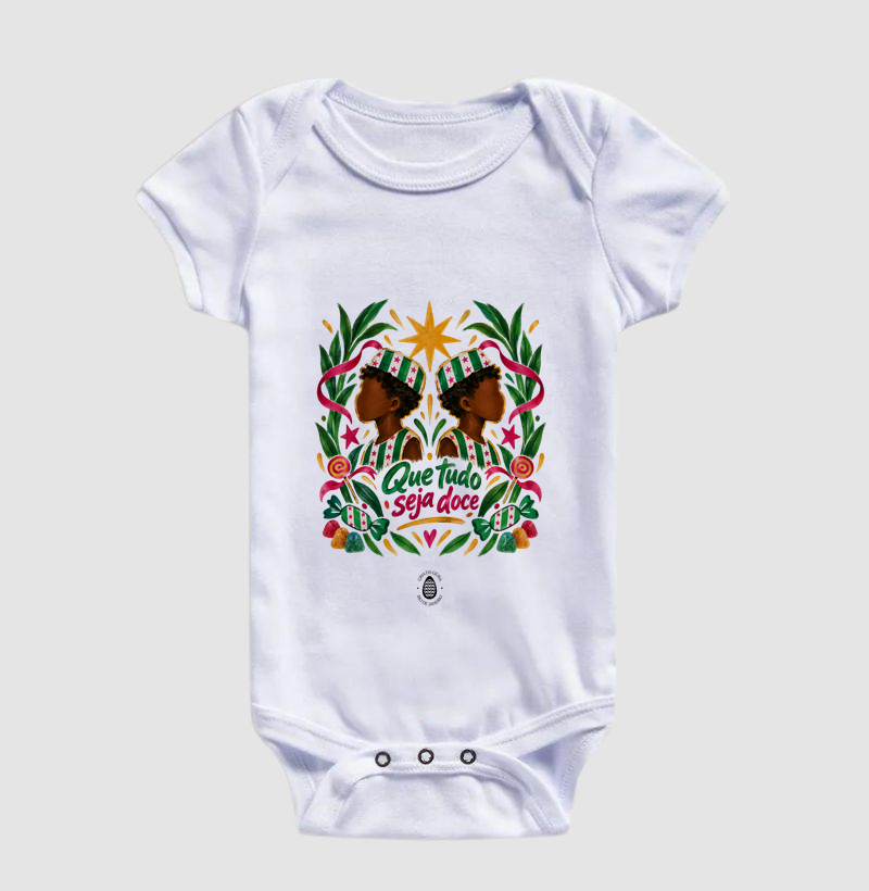Body infantil Que tudo seja doce - Imagem 3