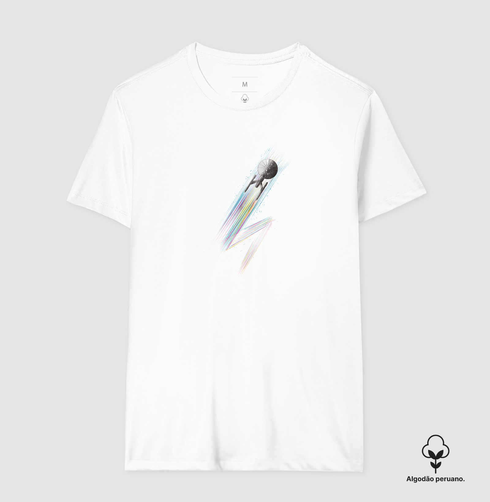 Camiseta Warp Speed Algodão Peruano - Imagem 4