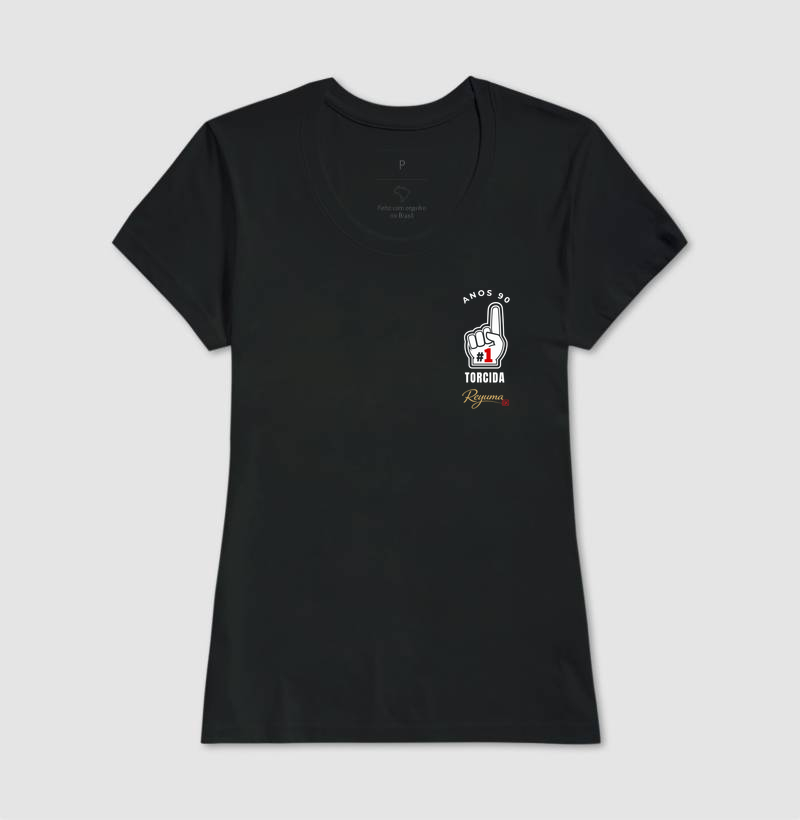 Camiseta Masculina, Feminina, Babylook e Unissex Futebol “Torcida #1 ”- Algodão 100%  - Imagem 3
