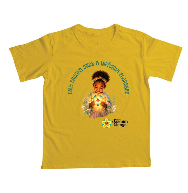 Camiseta Jasmim Manga Infantil - Imagem 2
