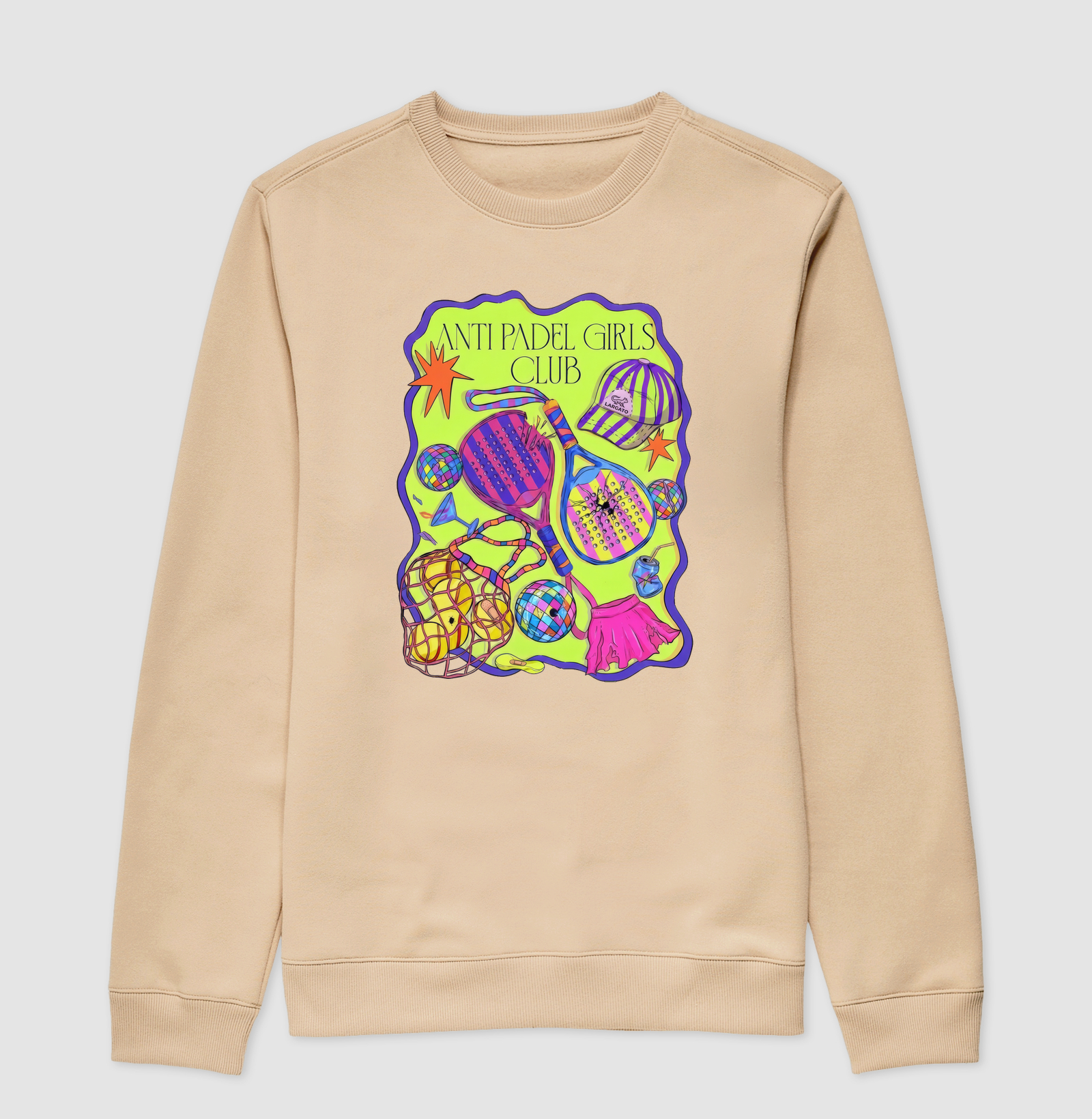Camiseta Feminina Anti Padel Girls Club Retrô - Imagem 3