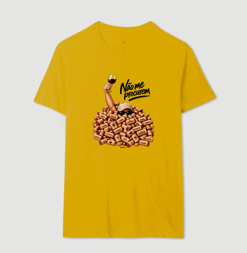Camiseta “Não Me Procurem” – Wine Lifestyle - Versão Boné - Imagem 12