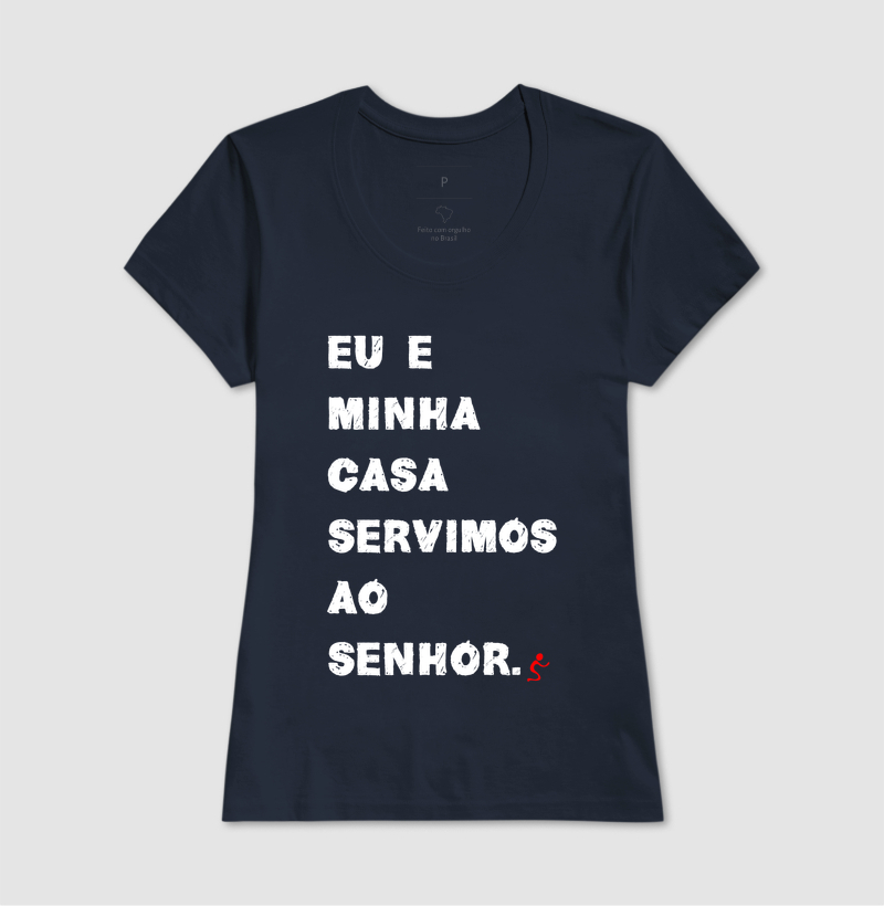 Camiseta Cristã Eu e Minha Casa Serviremos ao Senhor - Imagem 7