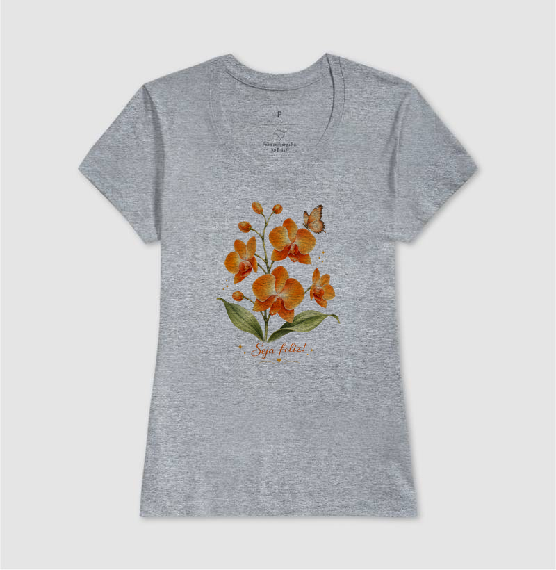 Camiseta Seja Feliz - Imagem 9