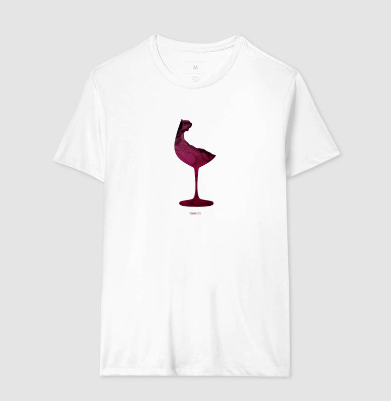 Camiseta Vinho Abstrata - Imagem 5