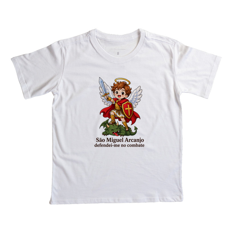 Camiseta Infantil São Miguel Arcanjo - Imagem 5
