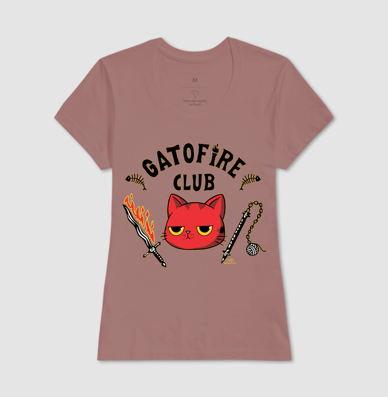 Camiseta Gato Sincero GatoFire Club - Imagem 17