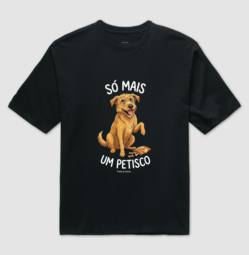 CAMISETA OVERSIZED VIRA-LATA FIAPO DE MANGA PETISCO - Imagem 2