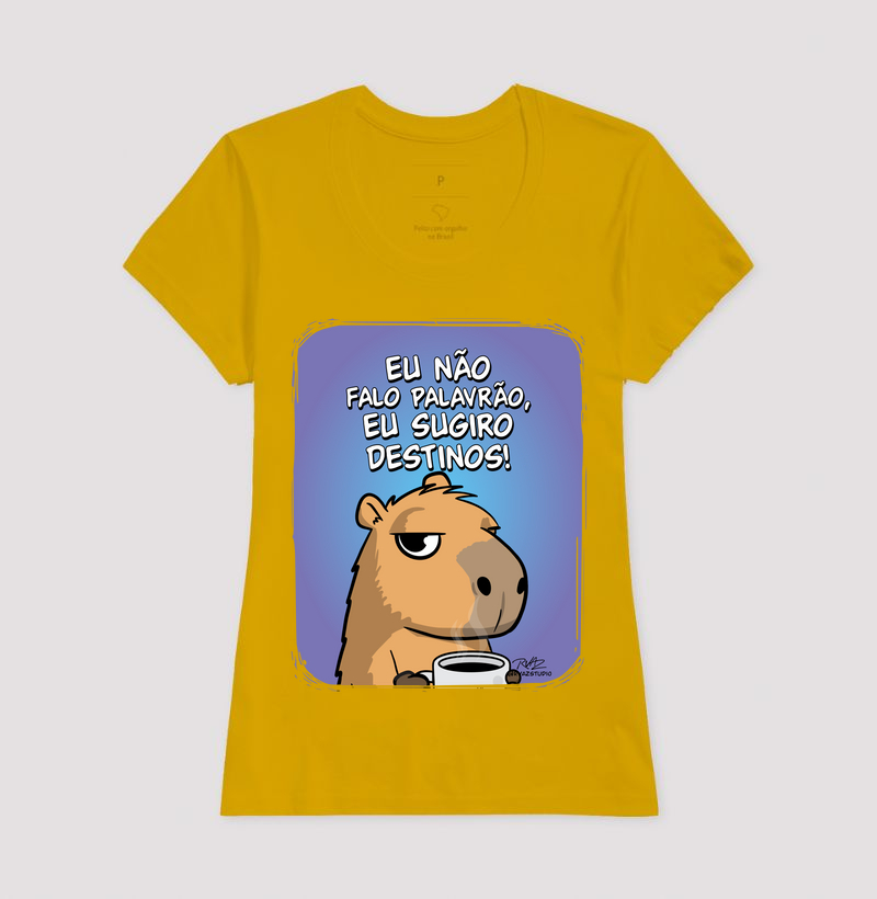 Camiseta Capivara Sugiro Destinos - Imagem 15