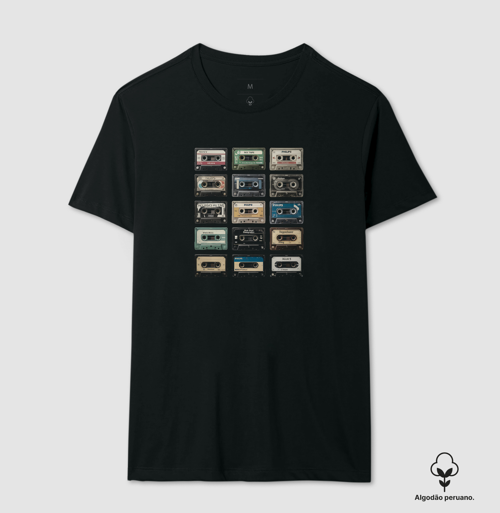 Camiseta Algodão Peruano Mix Tapes - Imagem 2
