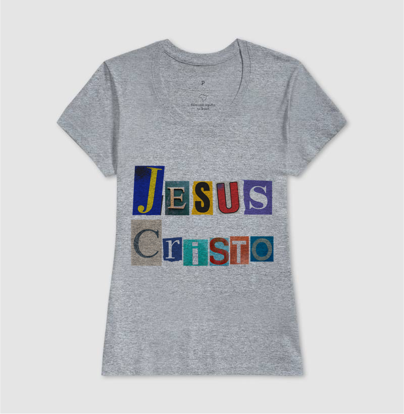 Camiseta Cristã Jesus Cristo Colagem - Imagem 9