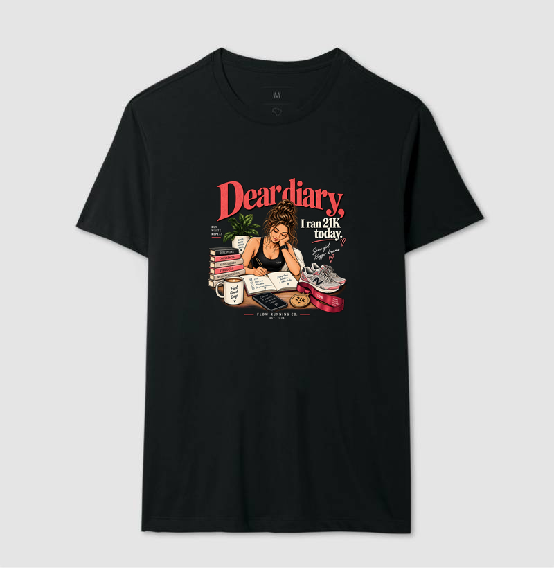 Camiseta Corrida - Dear Diary, I Ran 21k Today - Imagem 2