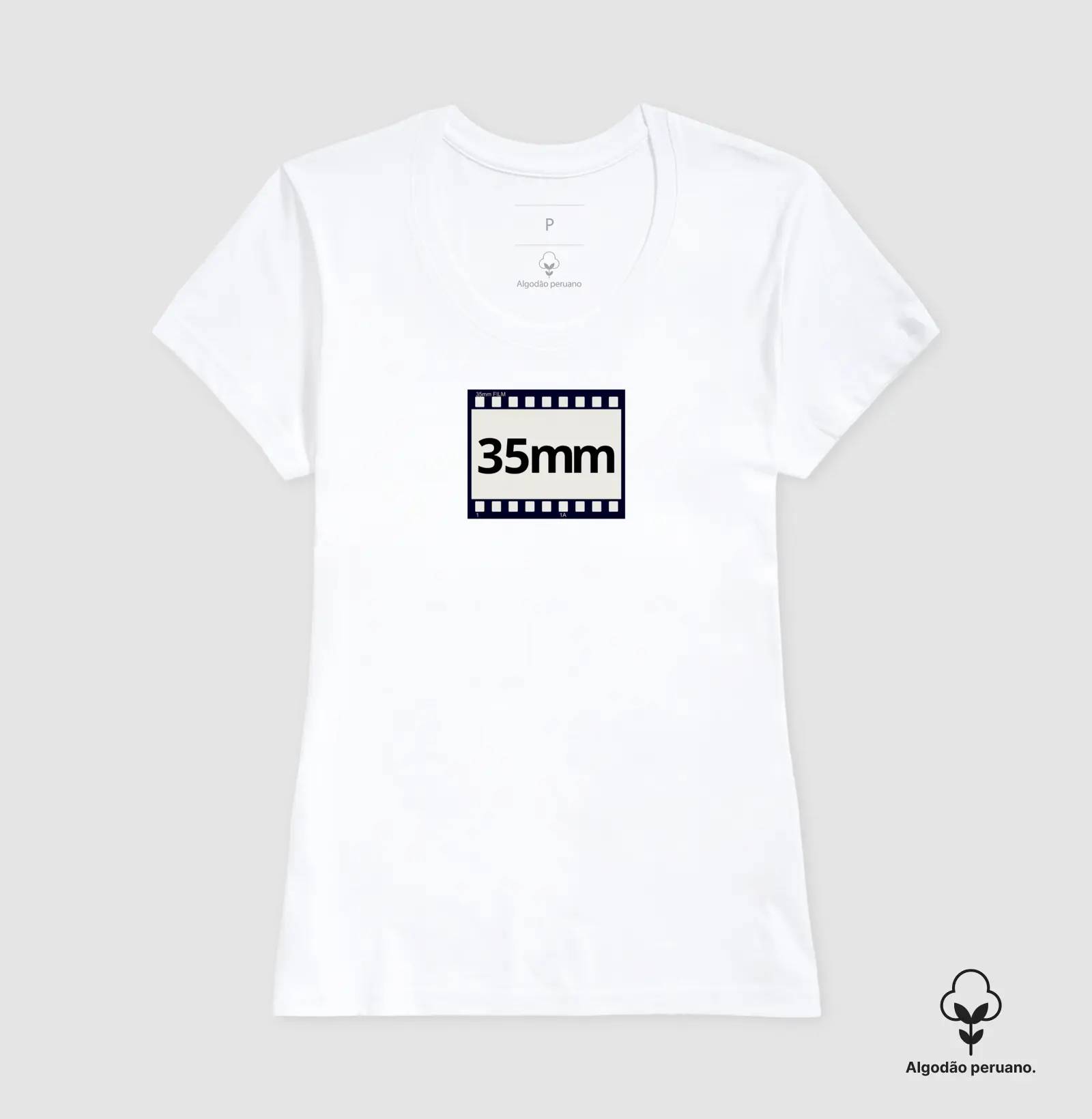 Camiseta Premium algodão Peruano filme 35mm - Imagem 5