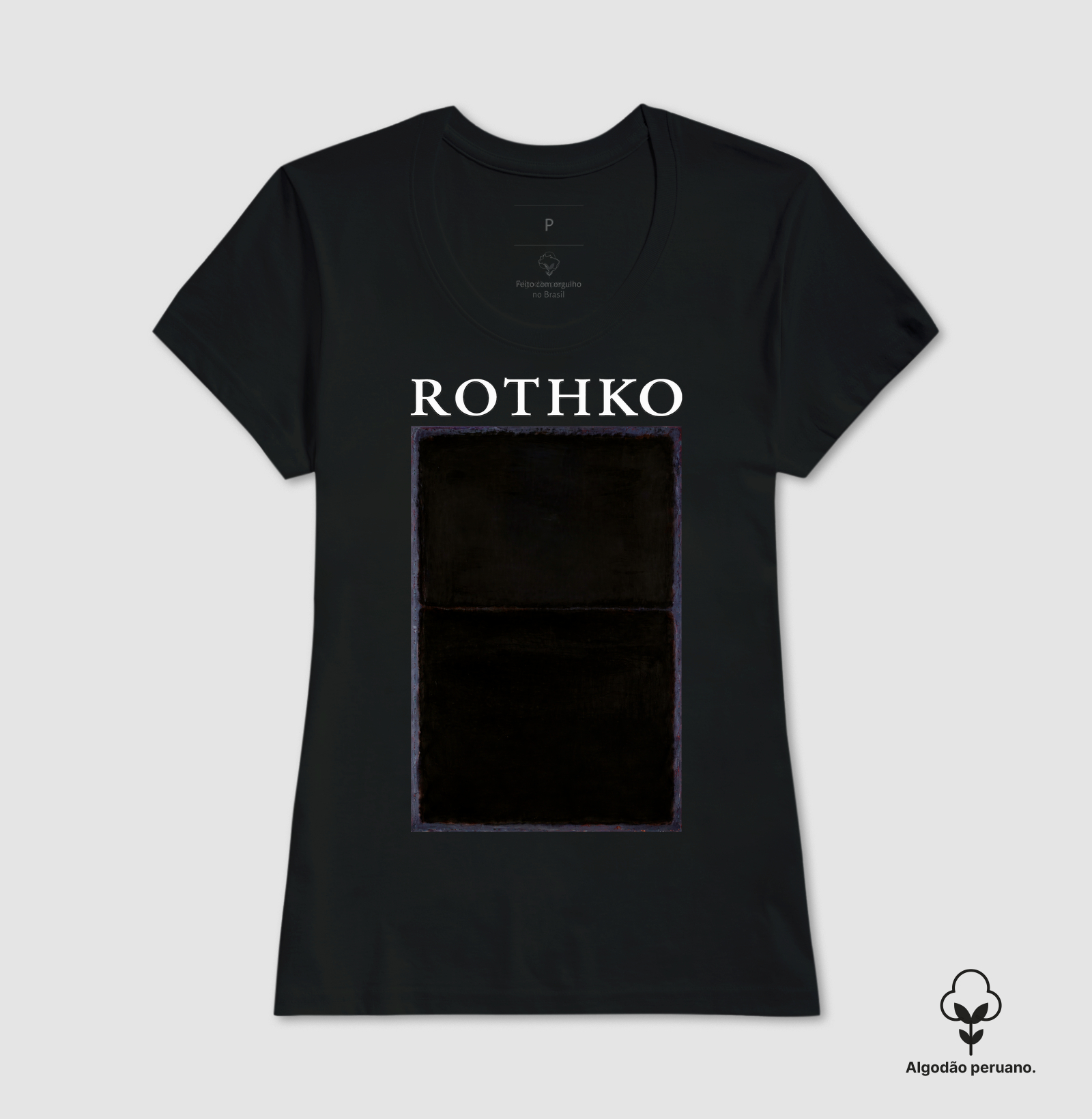 Camiseta Mark Rothko Abstrata Algodão Peruano - Imagem 5