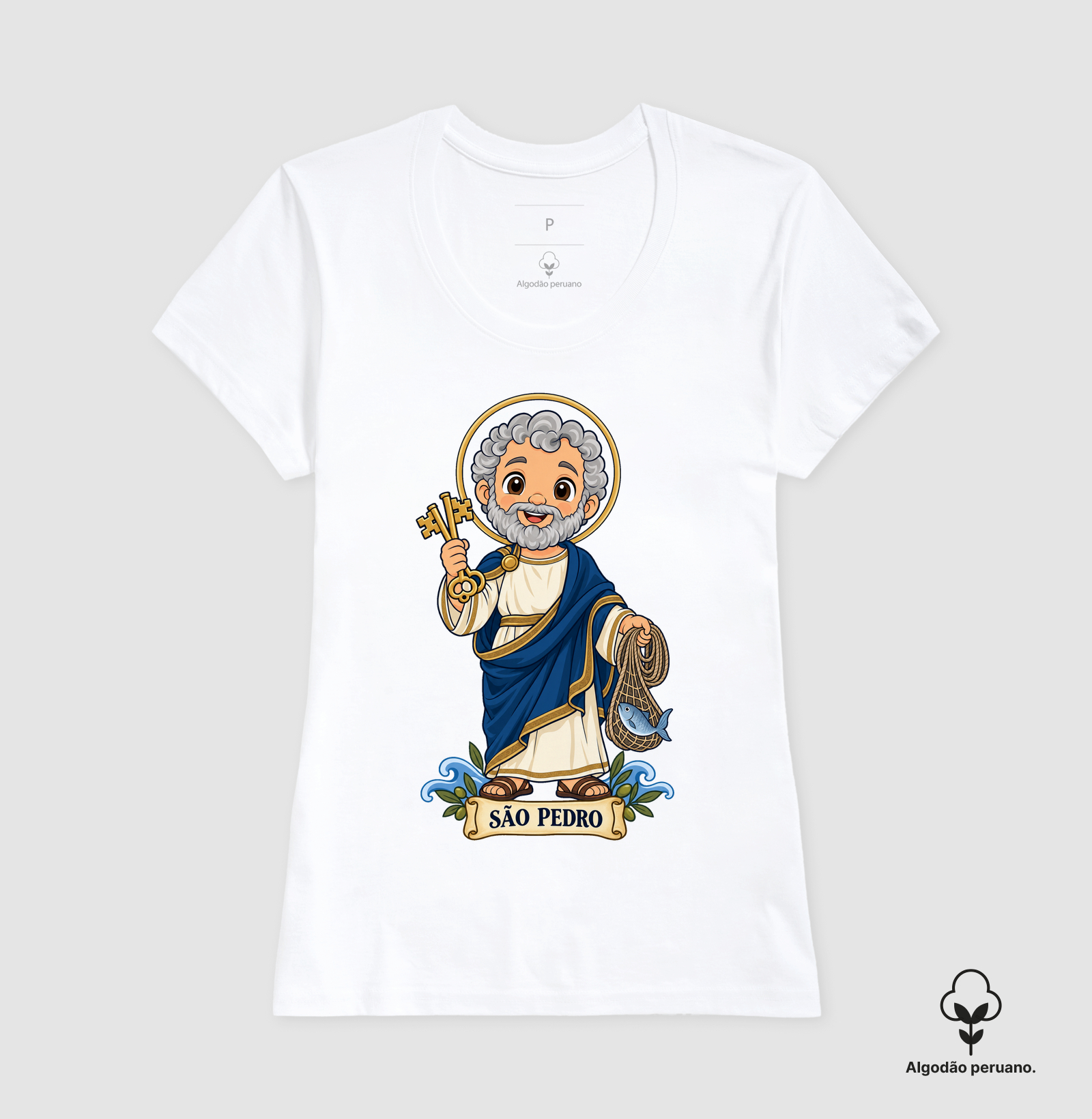 São Pedro estilo chibi - Imagem 3