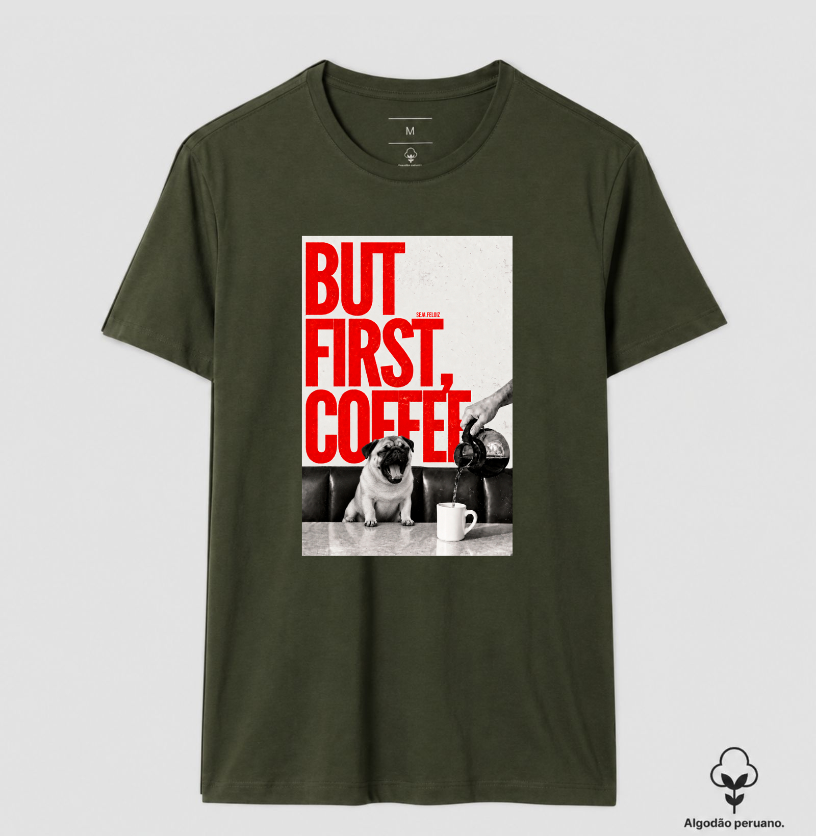 ☕🐶 But First Coffee - Pug Edition 🐶☕ - Imagem 2