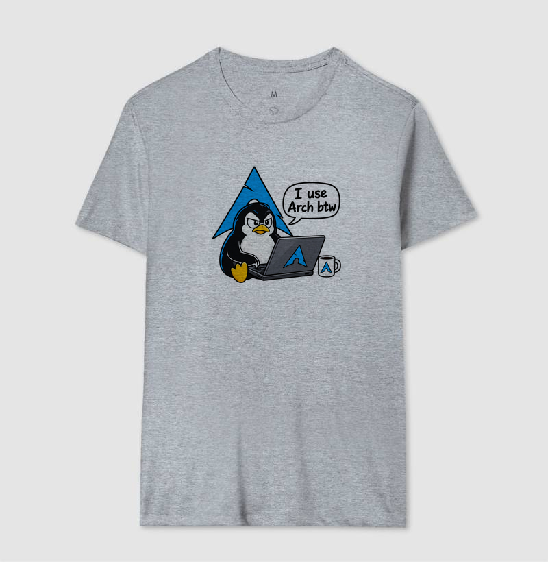I Use Arch BTW — Pinguim Arch Edition - Imagem 8