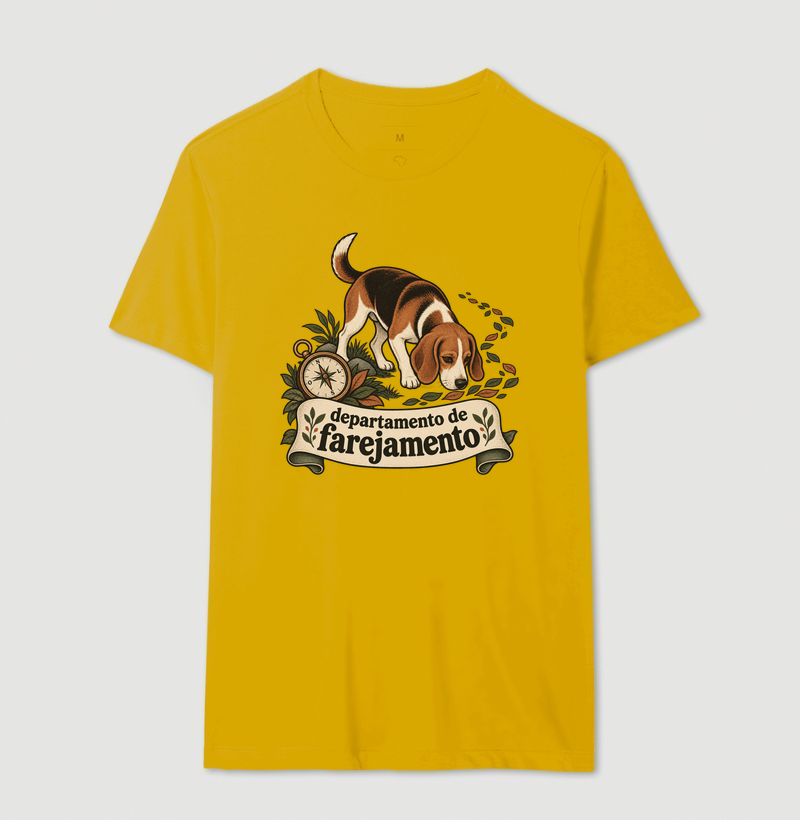 Camiseta Cão Farejador "departamento de farejamento" | Pelo & Pano - Imagem 14