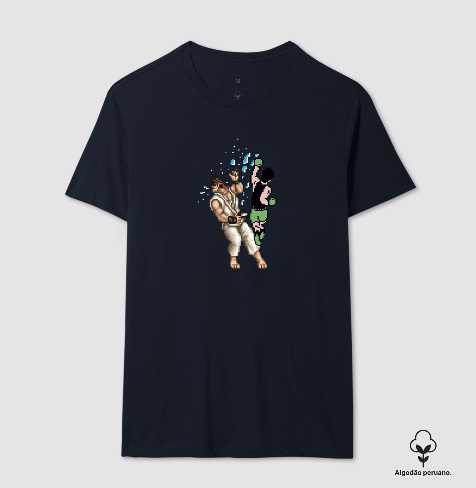 Camiseta Algodão Peruano Luta de Pixel - Ryu - Imagem 5