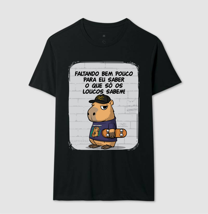 Camiseta Capivara só os loucos - Imagem 2