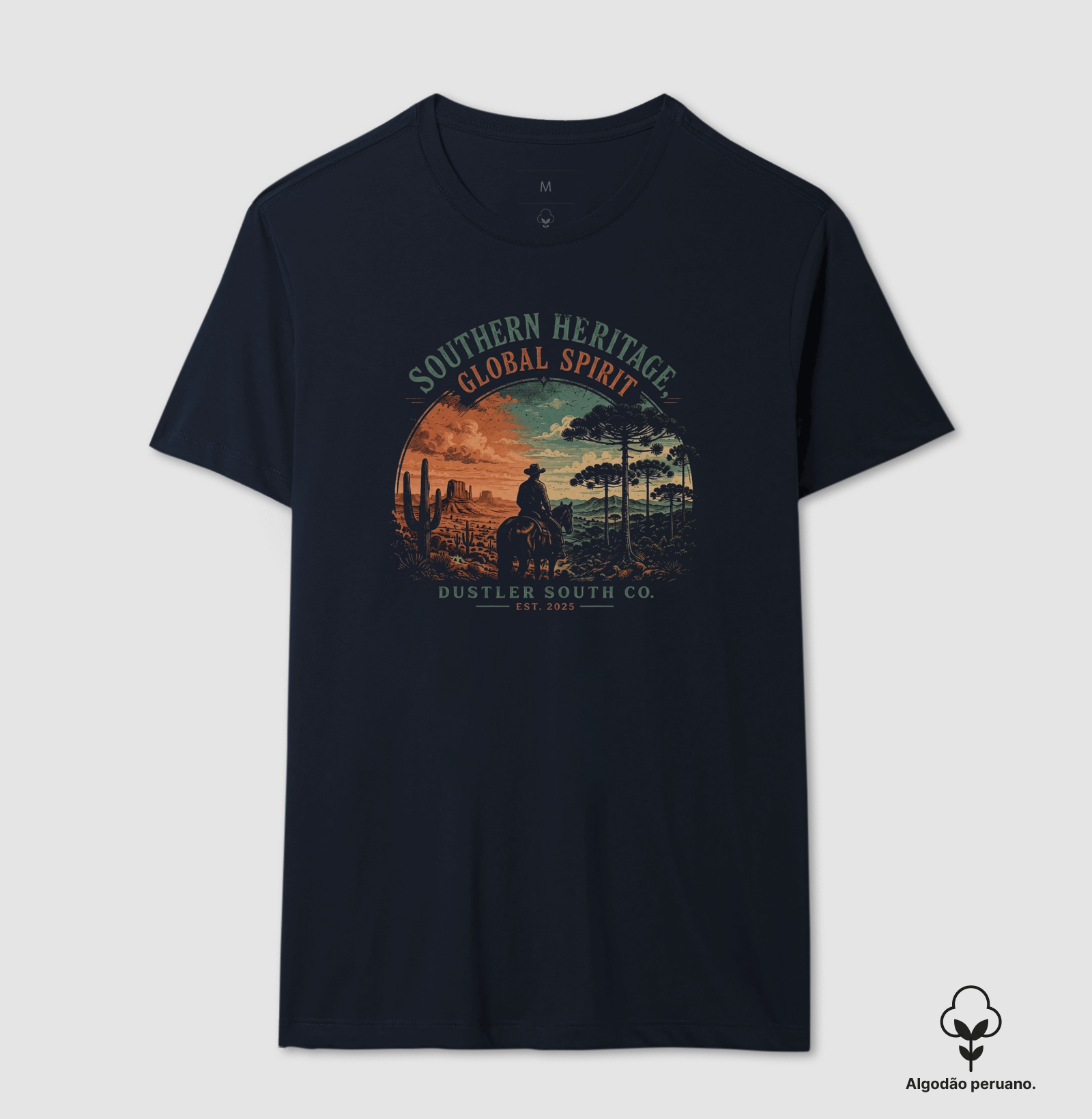 Camiseta Country Masculina  Dustler Southern Heritage Global Spirit - Imagem 4