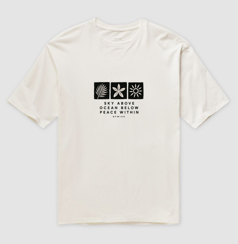 Otz Oversized Tee Triad of Peace - Imagem 3