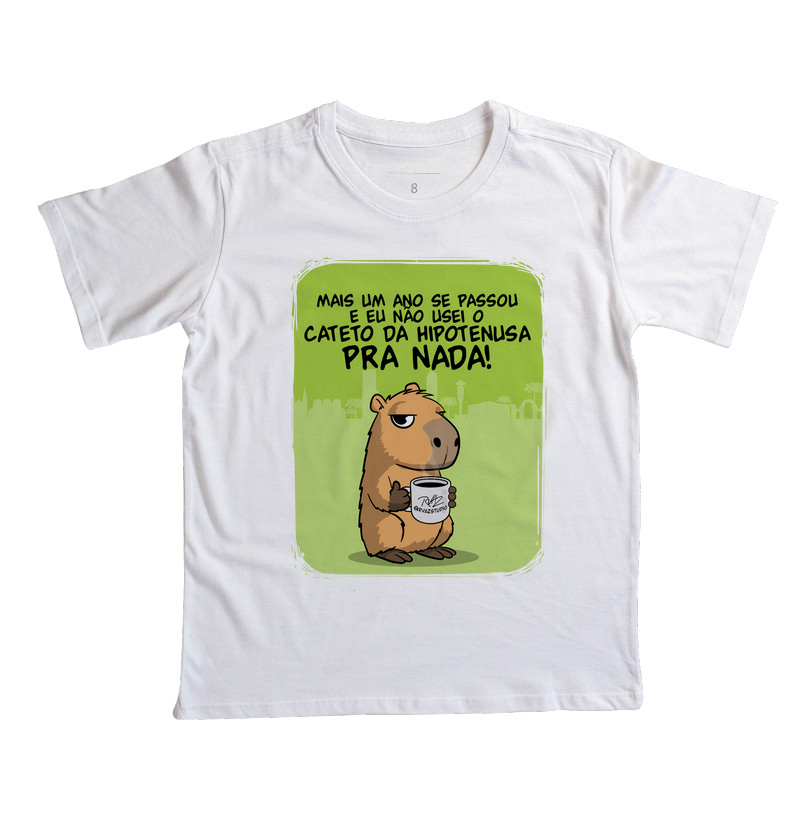 Camiseta Capivara Cateto da Hipotenusa - Imagem 2
