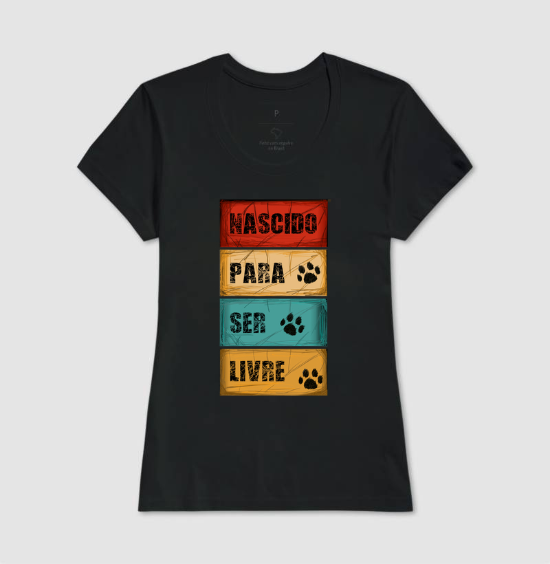 Camiseta Nascido para Ser Livre - Imagem 6