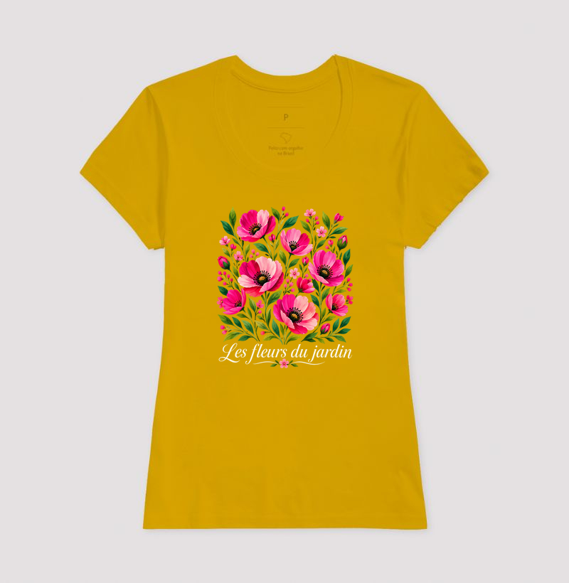 Camiseta Les fleurs du jardin - Imagem 15