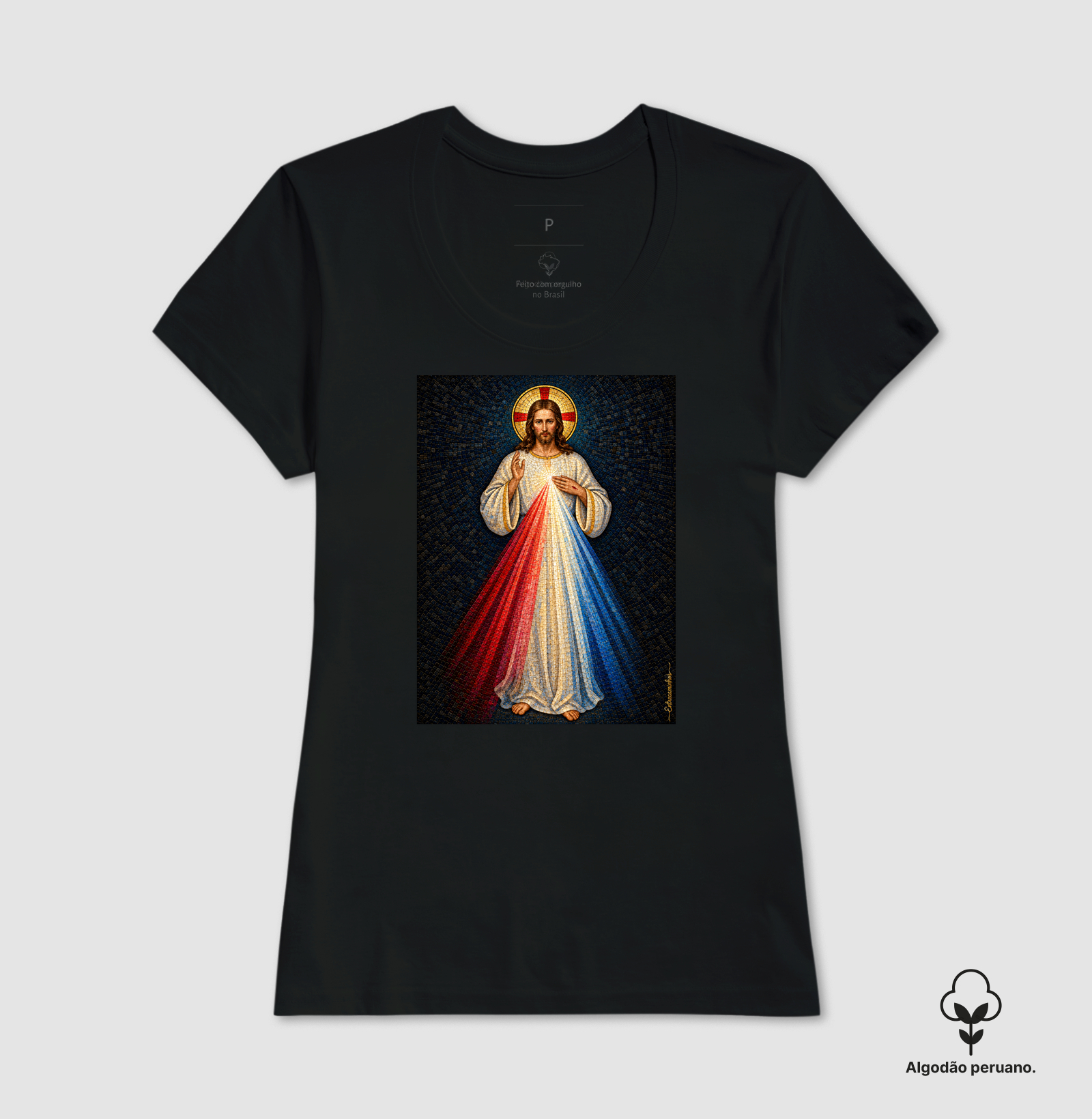 Jesus Misericordioso – Mosaico Sagrado - Imagem 8