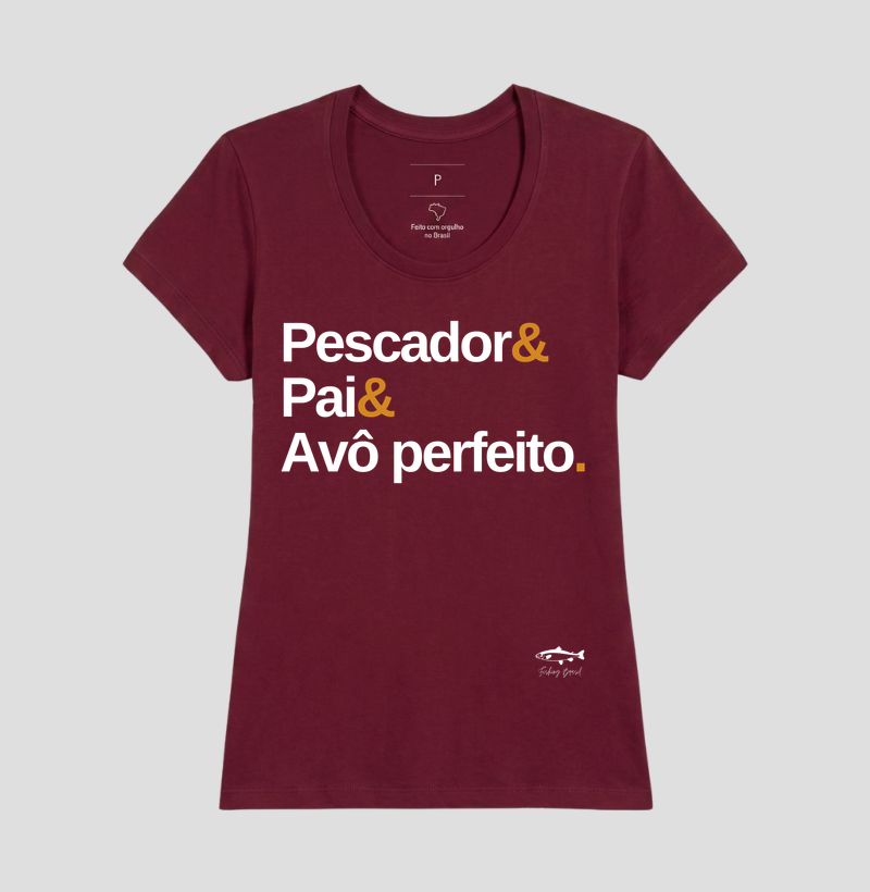 PESCADOR E PAI E AVÔ PERFEITO ( Algodão peruano) - Imagem 13